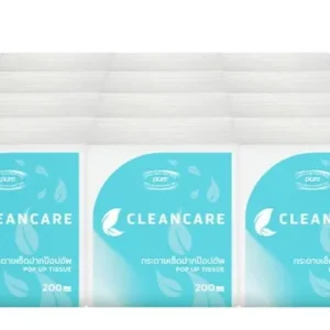 คลีนแคร์ ป๊อปอัพทิชชู่ 1 ชั้น 200 แผ่น x 12.jpg