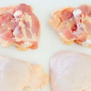 Chicken thighs with bone (deboned), 1 kg
