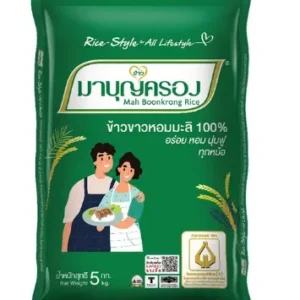 MAH BOONKRONG Jasmine Rice 100% 5 kg Green